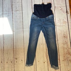 KanCan Maternity Cropped Skinny Jeans